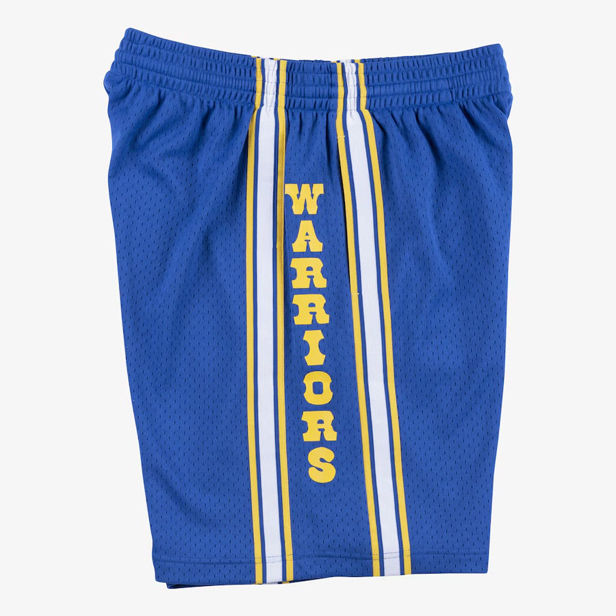 Men's Royal Golden State Warriors 1981/82 Road Swingman Shorts