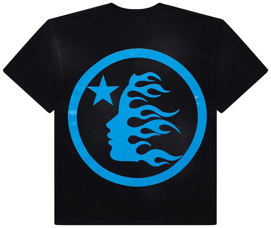 Hellstar Classic T-Shirt (Gel Print) Black/Blue