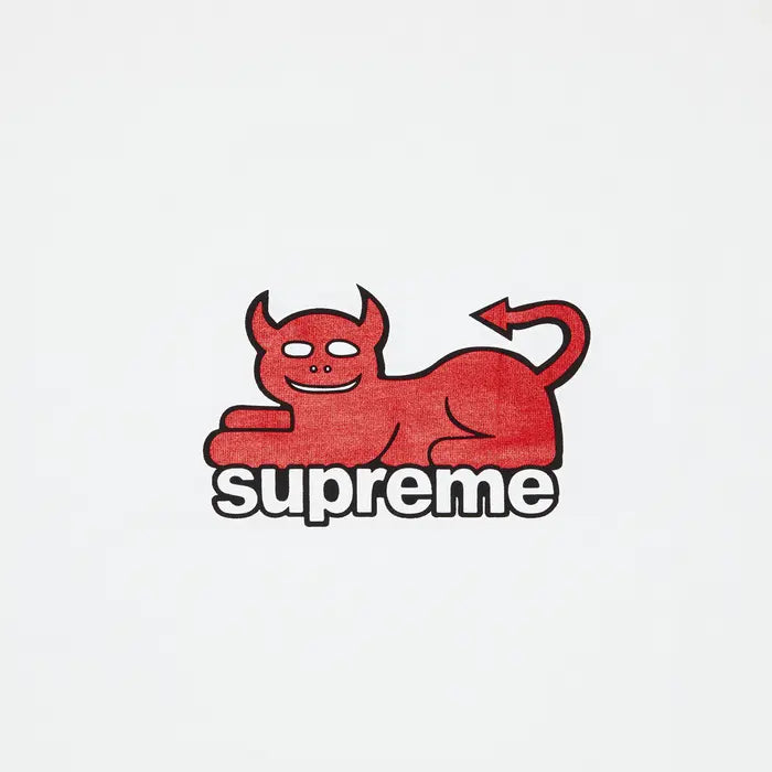 Supreme x Toy Machine Devil Cat Tee 'White'