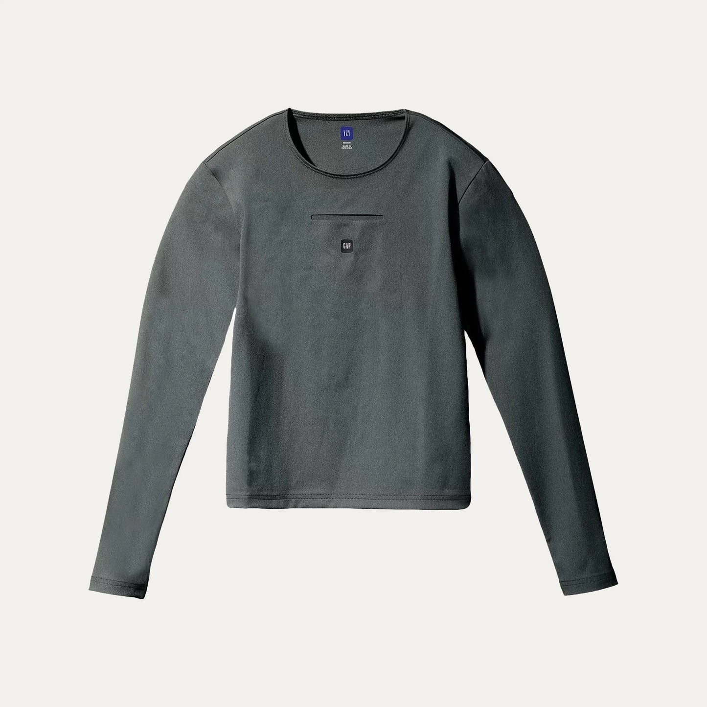 Yeezy Gap Mens Long Sleeve Second Skin Dark Green