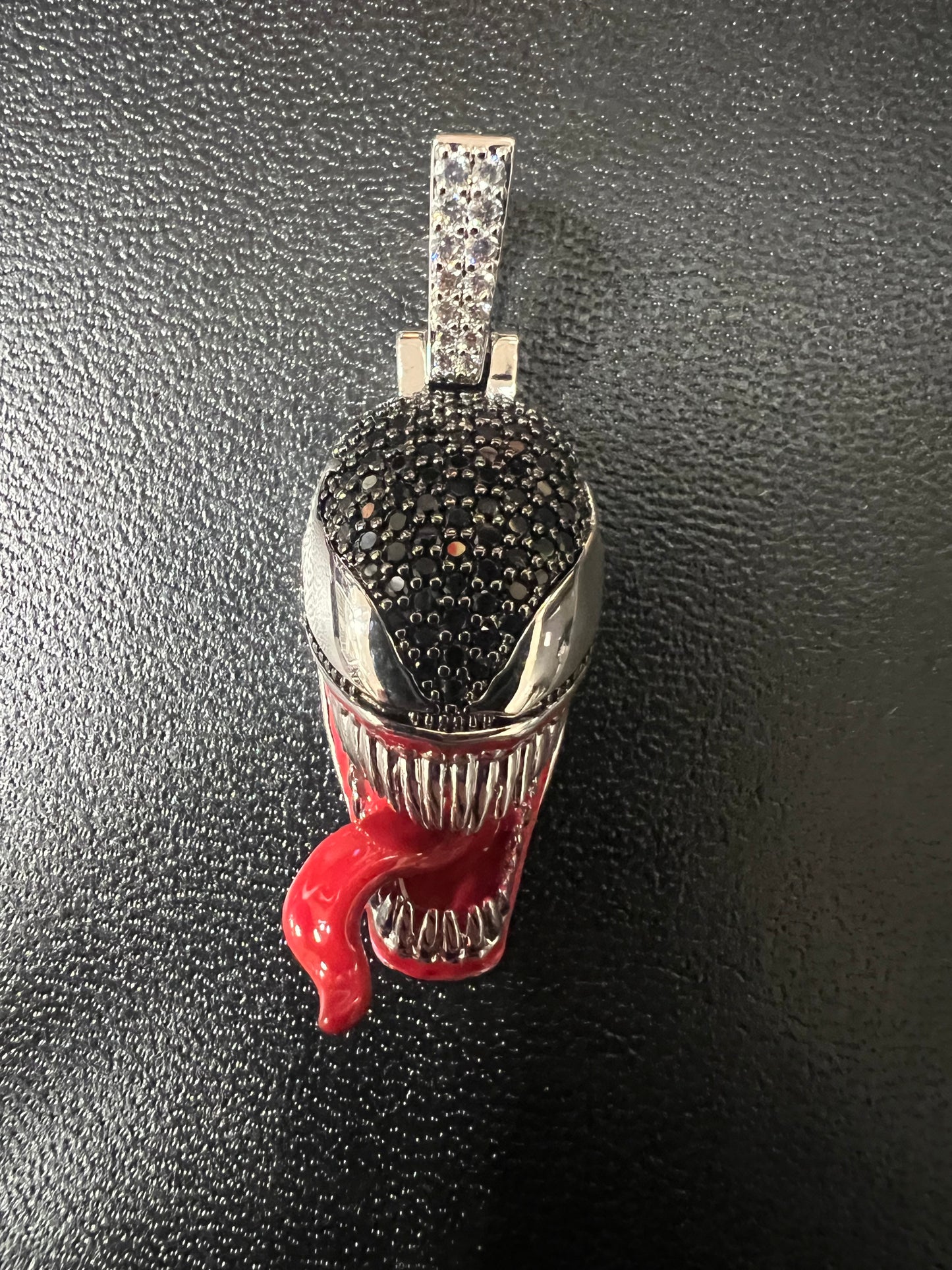 Venom White Gold Plated Pendent~BC