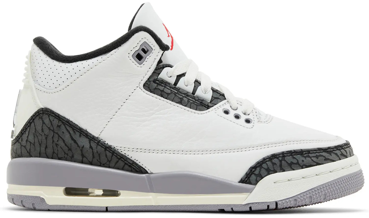 Jordan 3 Retro Cement Grey (GS)