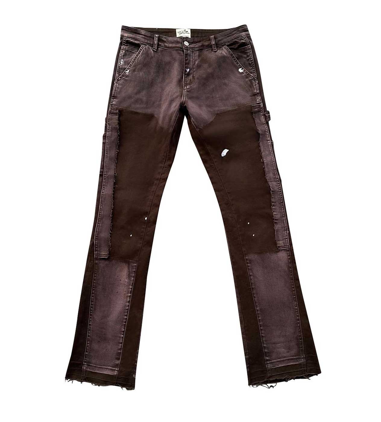 Triple Seven Flare Brown Jeans