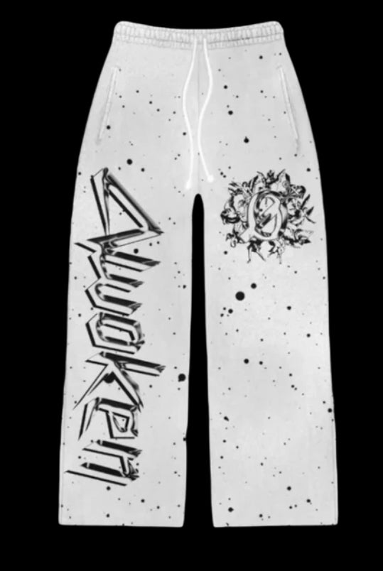 Awoken Dreams Chrome White Zip Up Sweatsuit