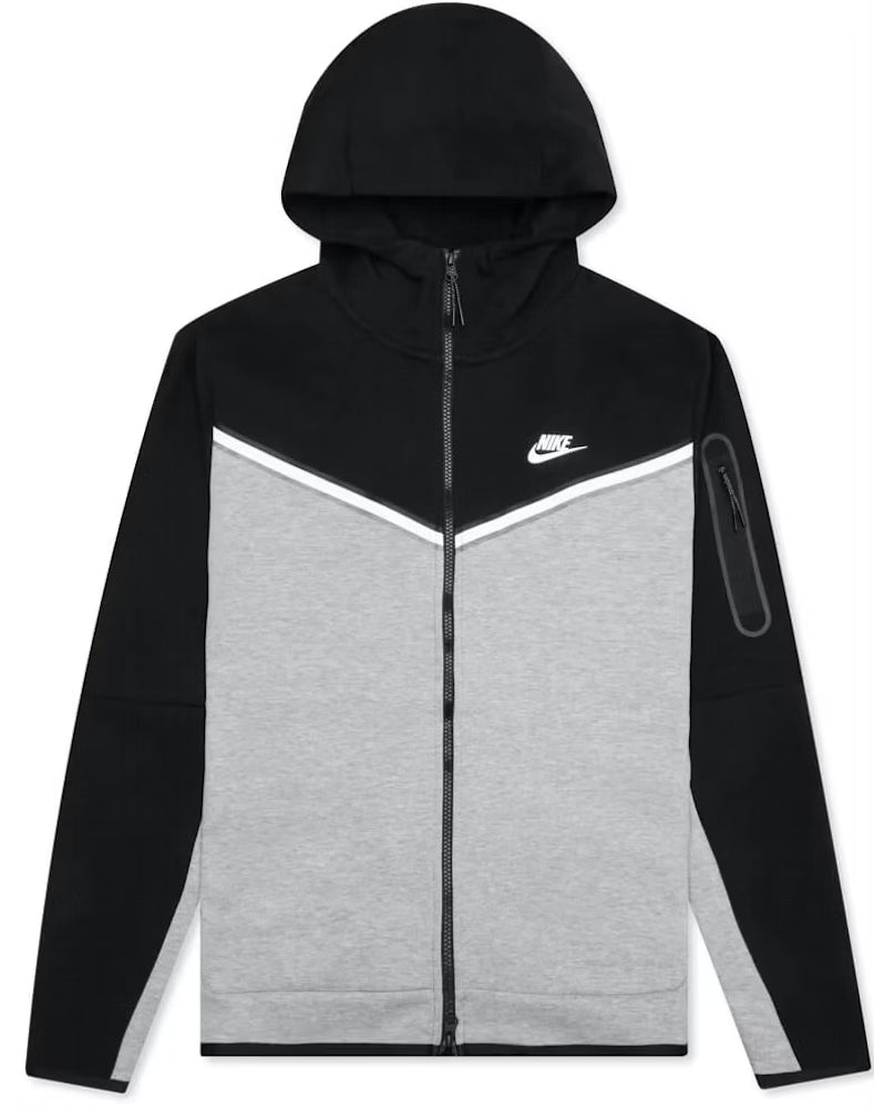 Nike Tech Sportswear Men's Tech Fleece Full Zip Black/Gray set