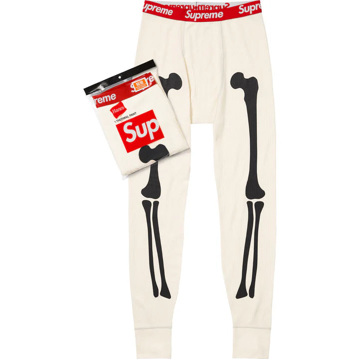 Supreme Hanes Bones Thermal Pants (Bone)