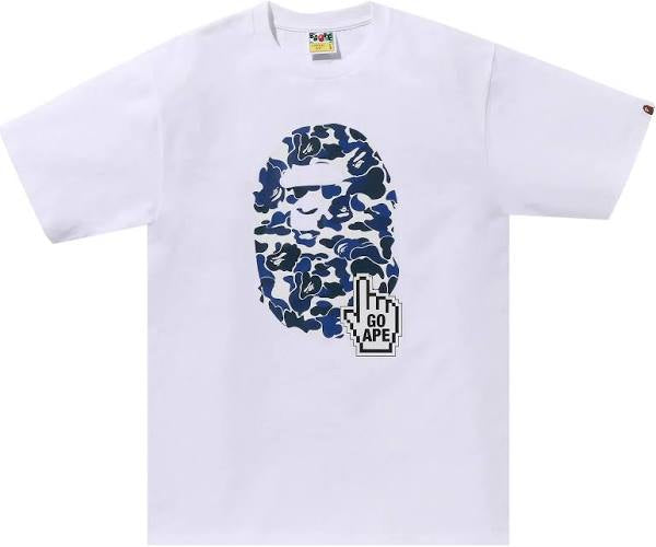 Bape Camo Big Ape Head Go Ape (White)