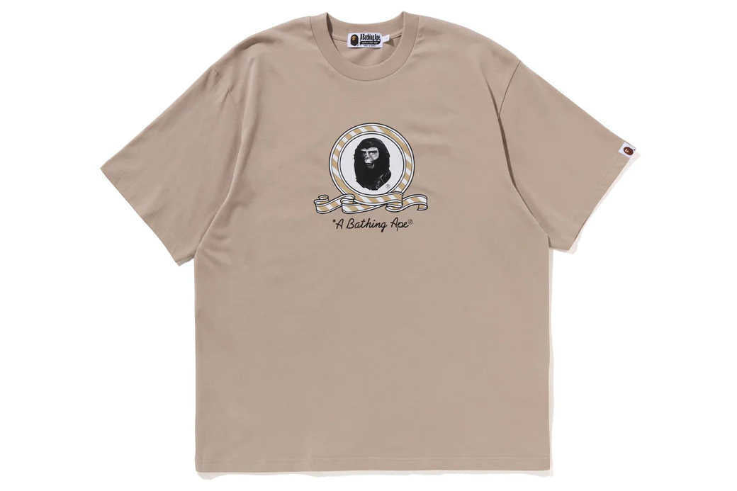 A Bathing Ape Relaxed Fit T-Shirt Classic (Beige)