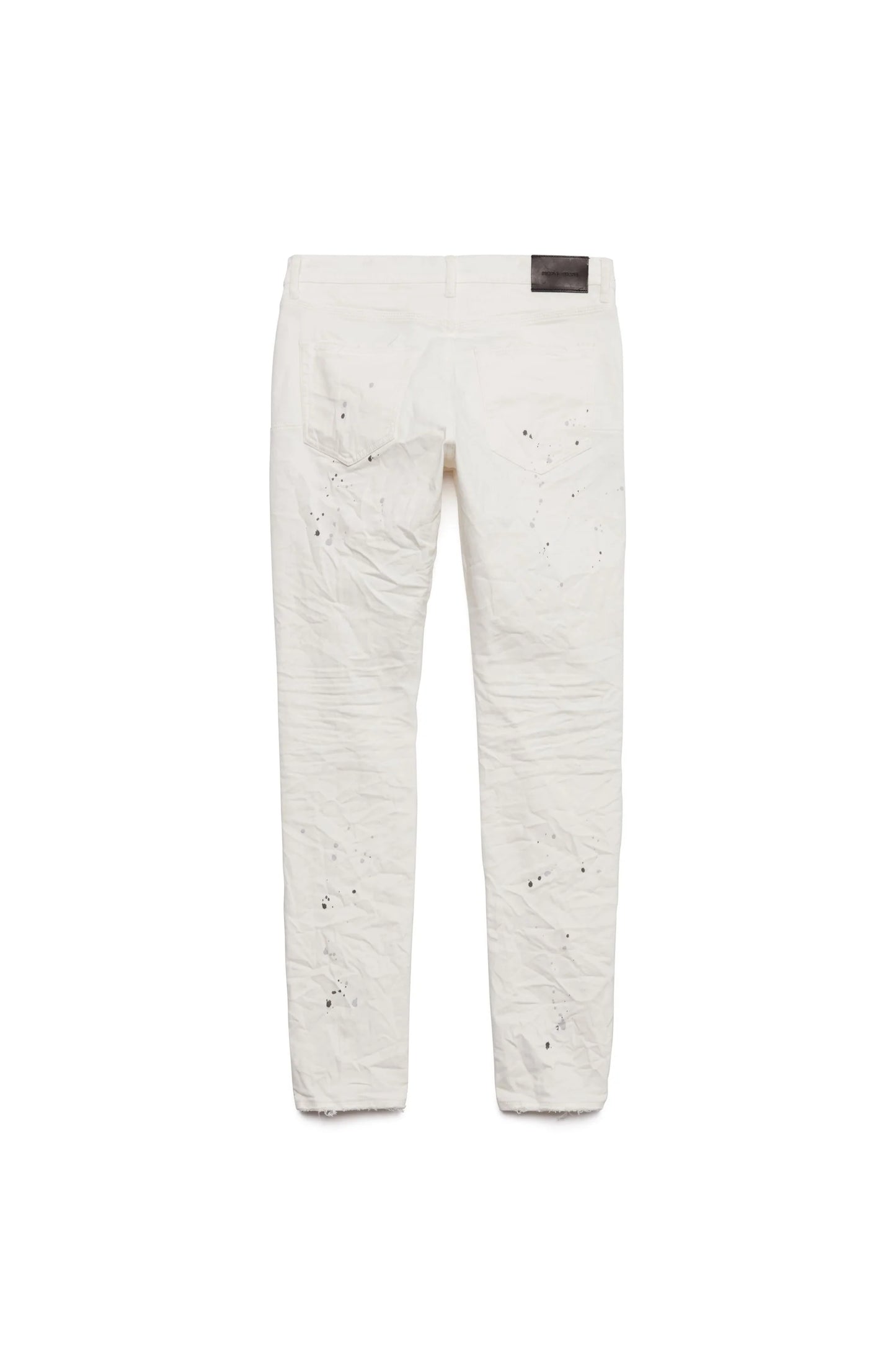 Purple Jeans Optic White Paint Blowout