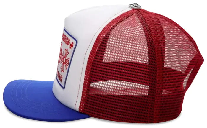 Chrome Hearts Hollywood USA Trucker Hat 'Blue/White/Red'