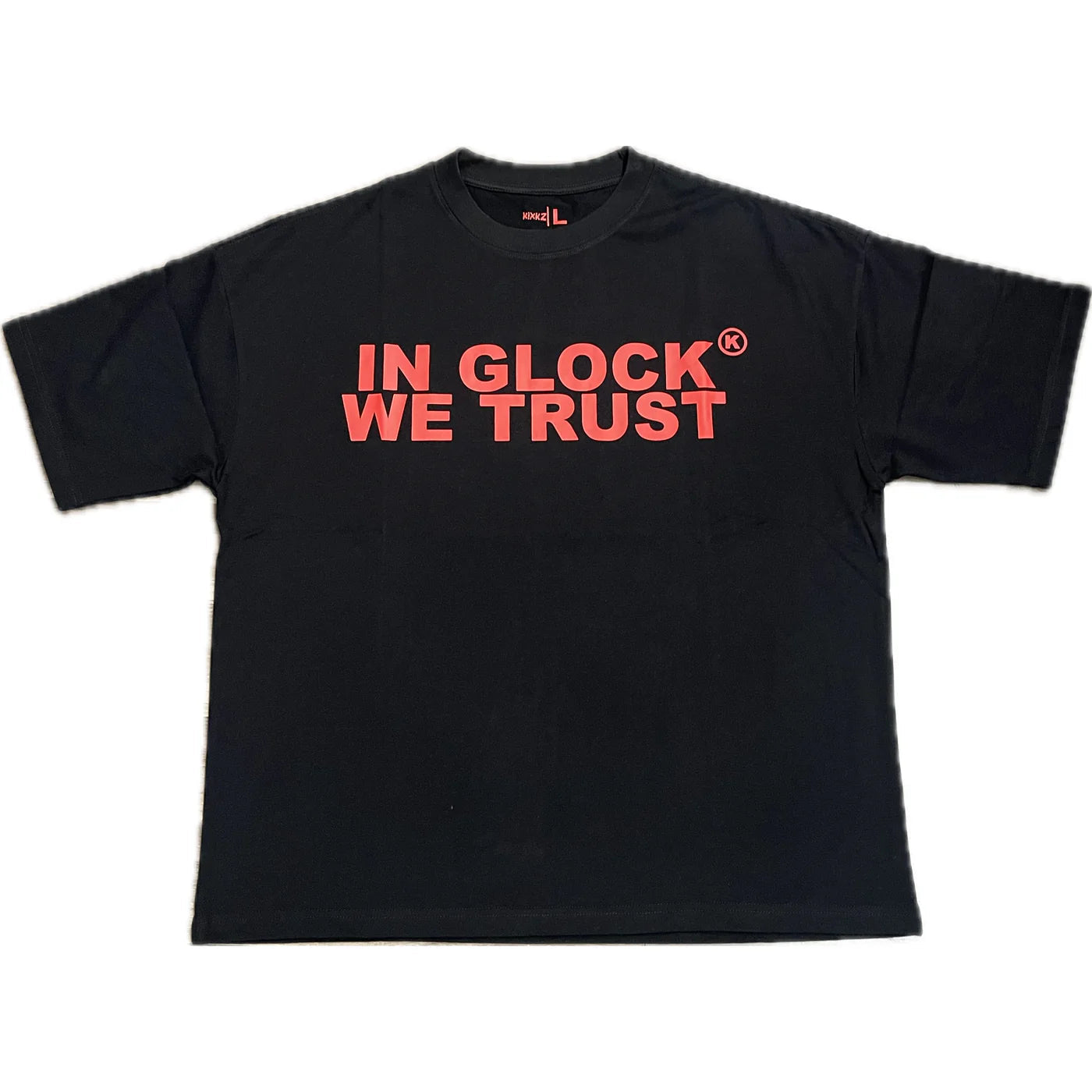 In Glock We Trust Black/Red Tee