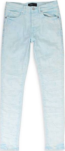 Purple Jean Jacquard Monogram Delicate Blue