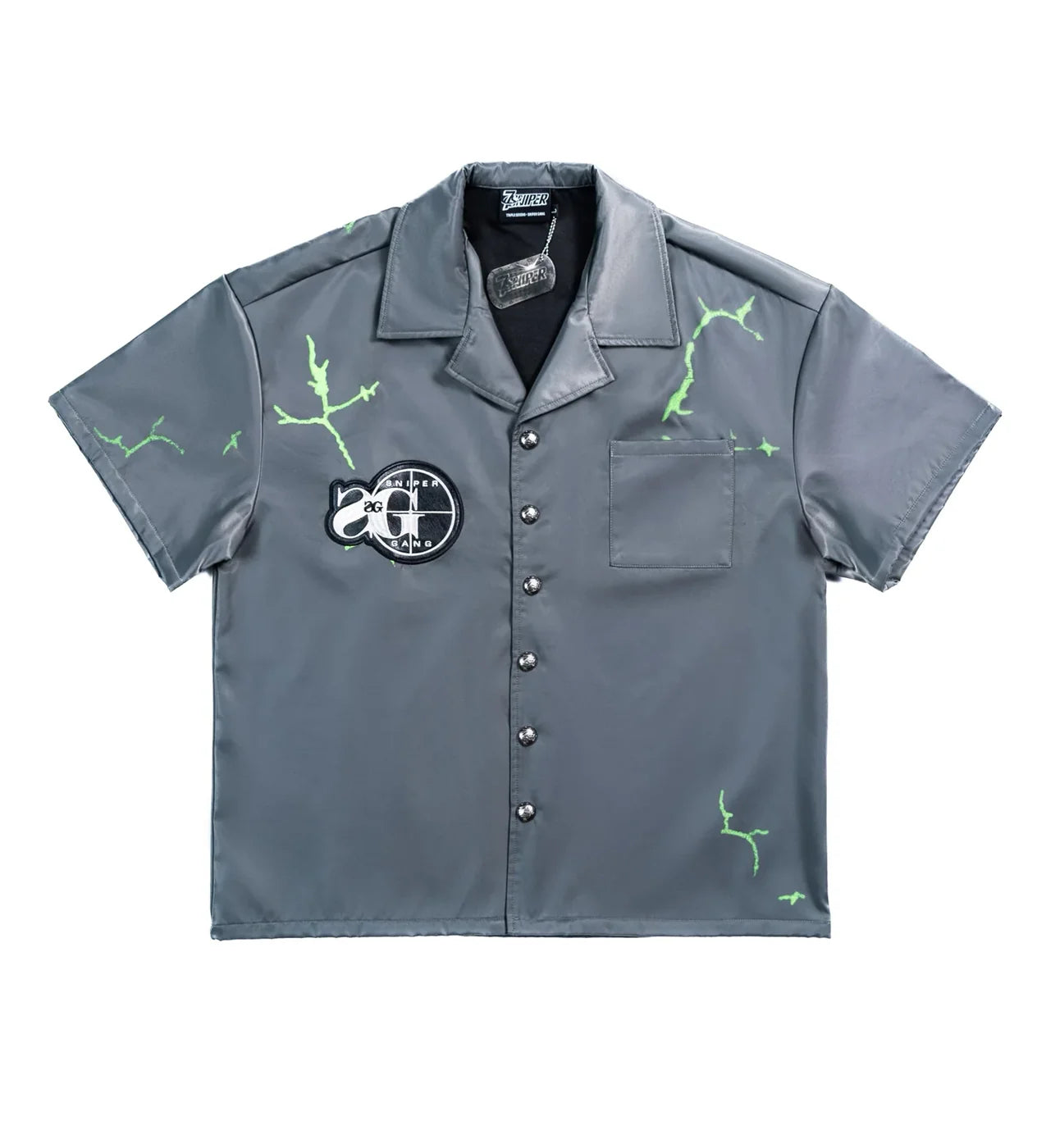 Triple 7s 7Sniper Button Up Shirt and Short Set