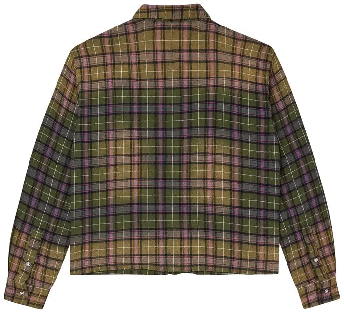 Vale Forever Green Fever Flannel 'Dark Green/Purple