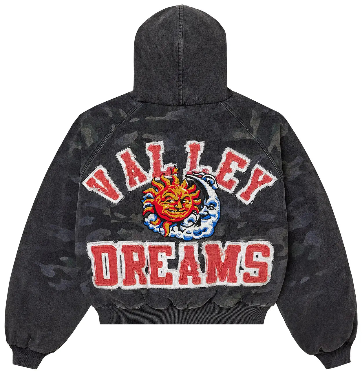Vale Forever Vsx Camo Hood Bomber 'Black/Camo'