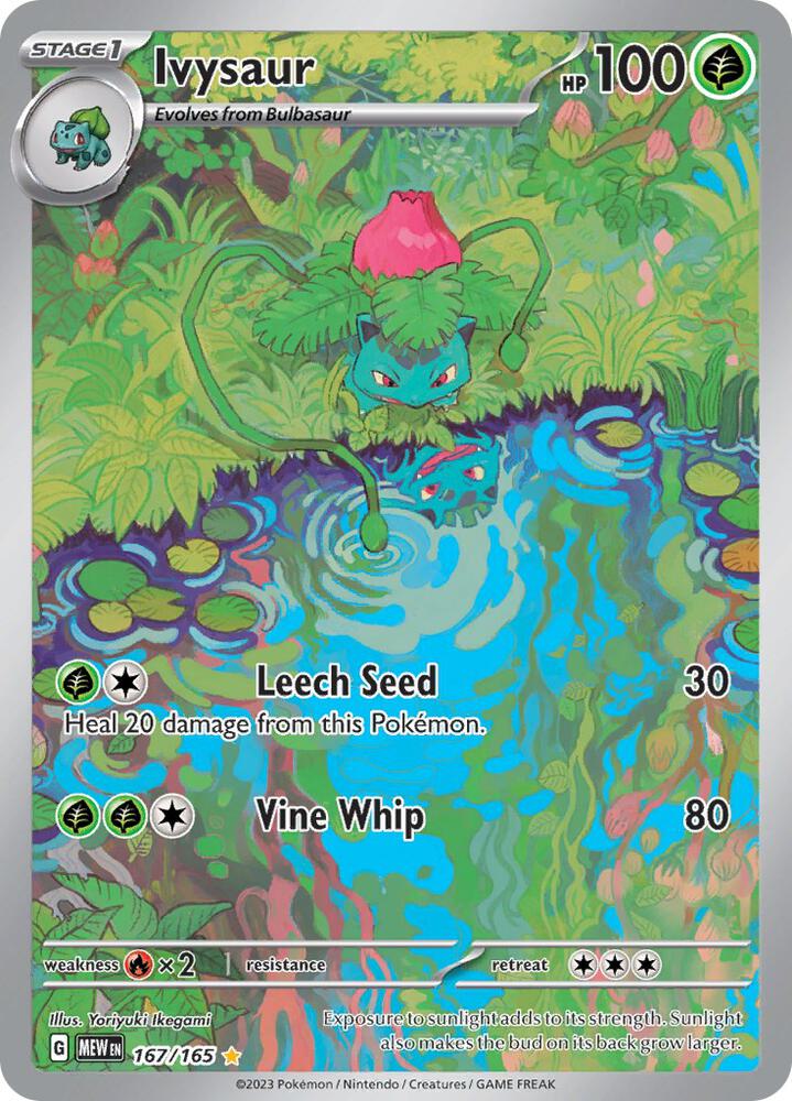 Ivysaur 151 Illustration Rare 167/165
