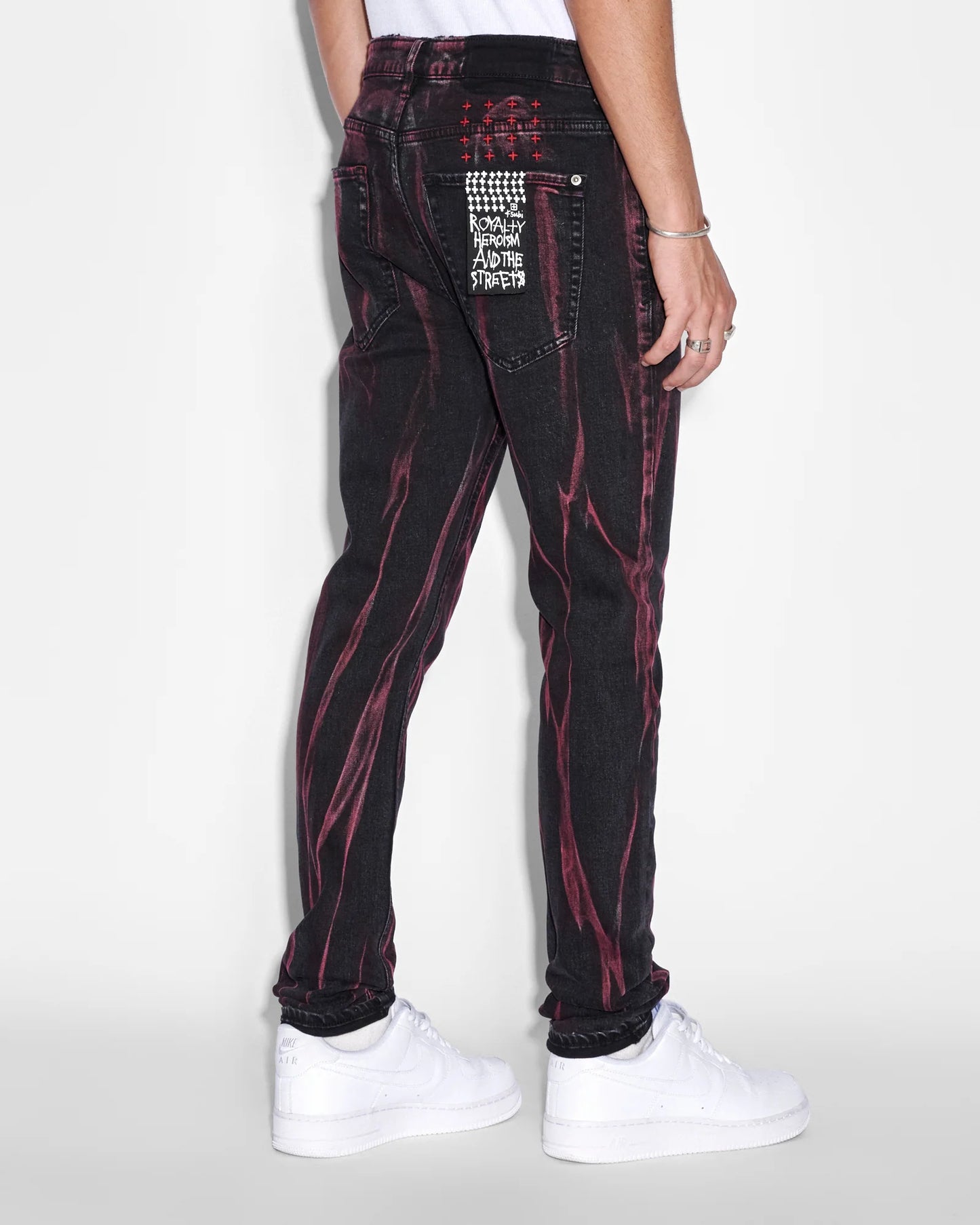 Ksubi Jean Van Winkle Refrakt Red