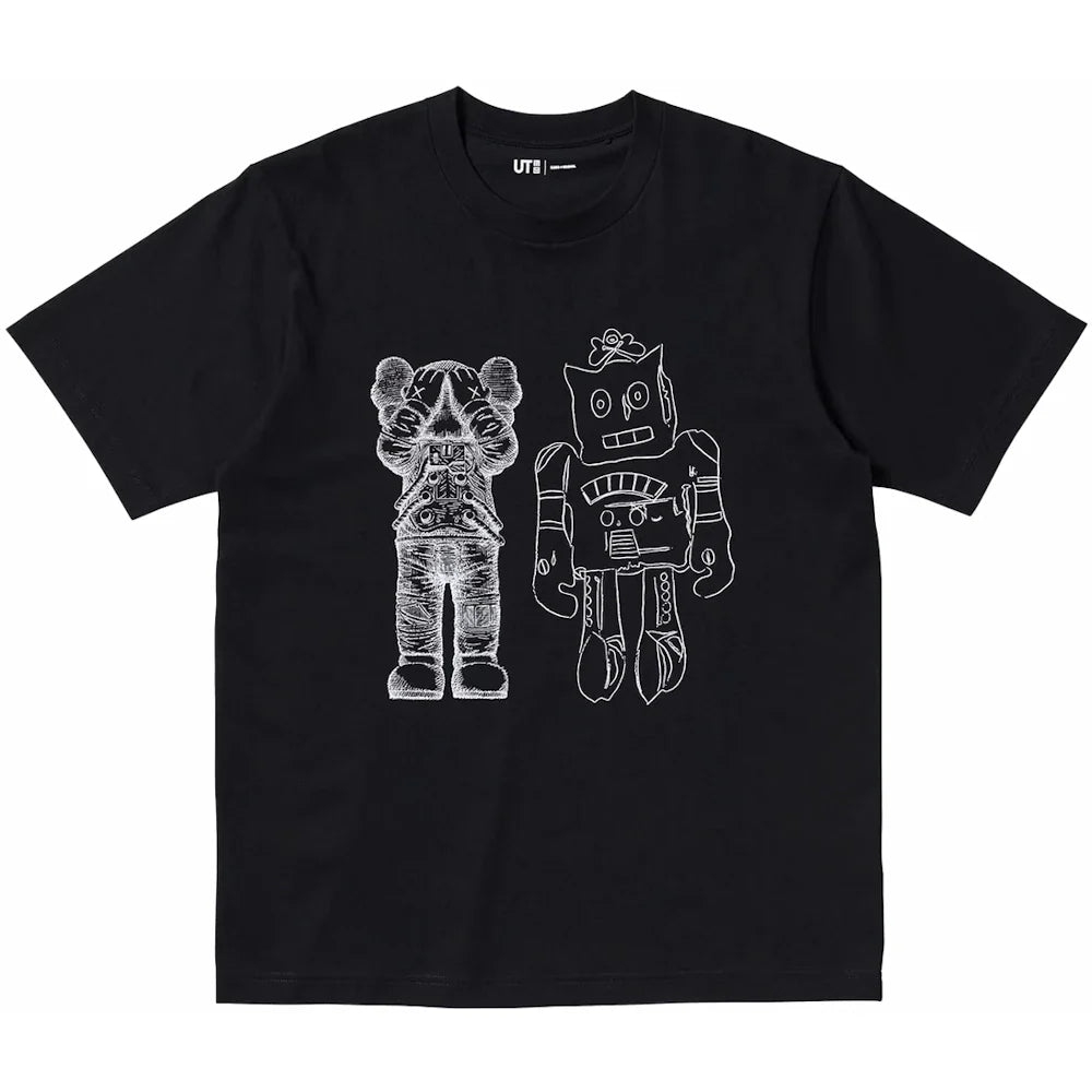KAWS x UT KAWS & Robot Black Tee
