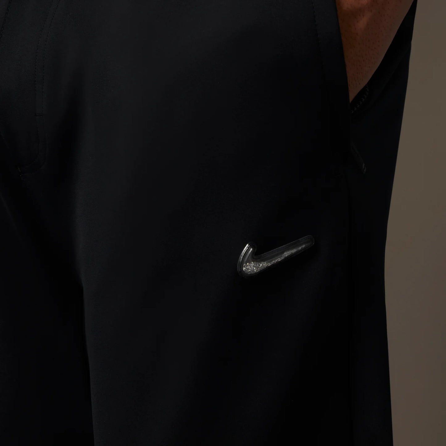 Nike Nocta Knit Pants Swarovski Swoosh Pants Black