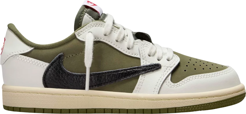Jordan 1 Retro Low OG SP Travis Scott Medium Olive (PS)
