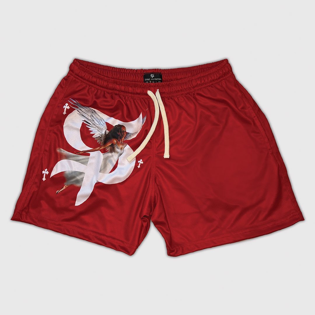 Saint Potential League Shorts Dreamer Red