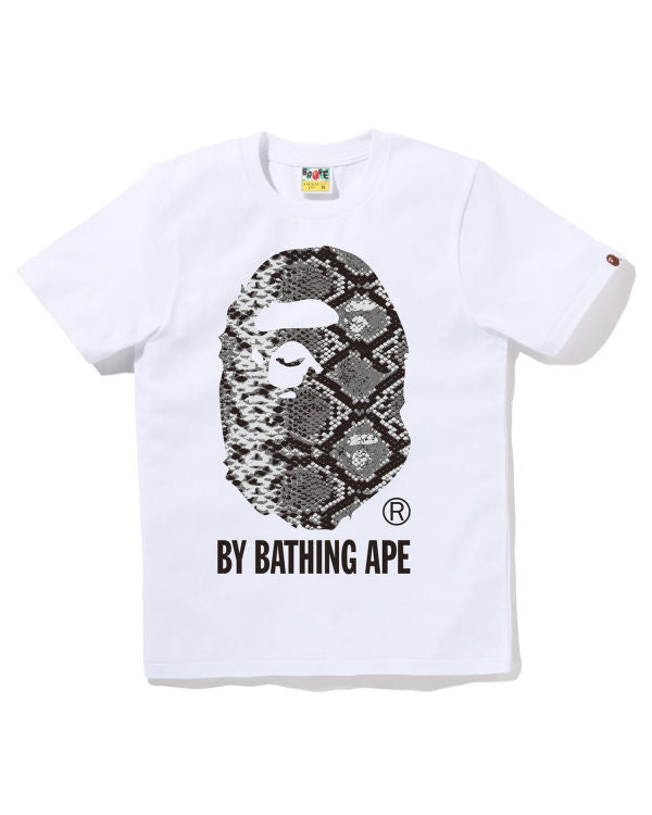 Bape Snake By Bathing Ape Tee White x Grey