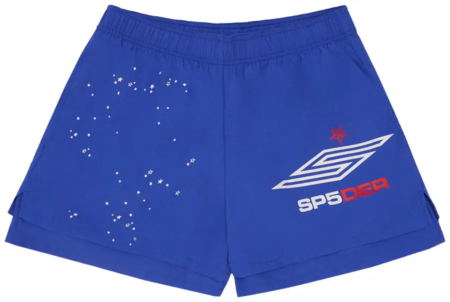 Sp5der Pro Double Layer Short Pro Blue