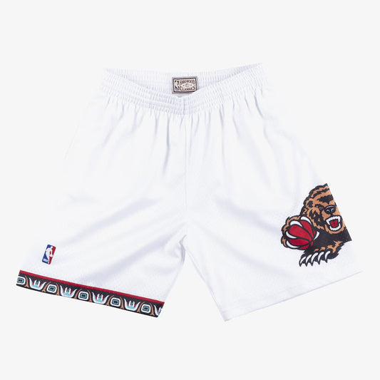 Men's White Vancouver Grizzlies Hardwood Classics 1998-1999 Swingman Shorts
