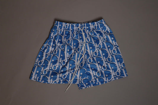 Remade Dior Shorts Baby Blue