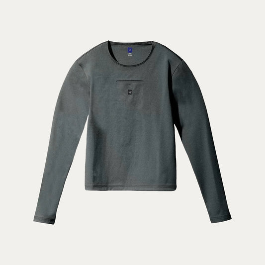 Yeezy Gap Mens Long Sleeve Second Skin Dark Green