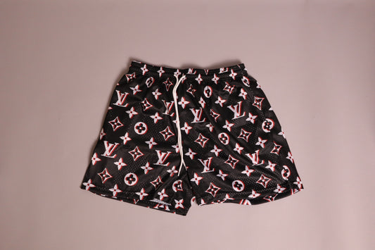 Remade Louis Vuitton Shorts Black/Grey