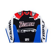 Triple 7s 1800 Racing Jersey (Blue/Red)