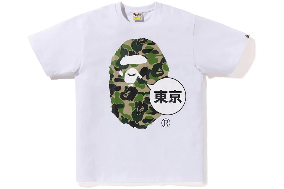 A Bathing Ape City Tee Tokyo Big Ape Head Tee White