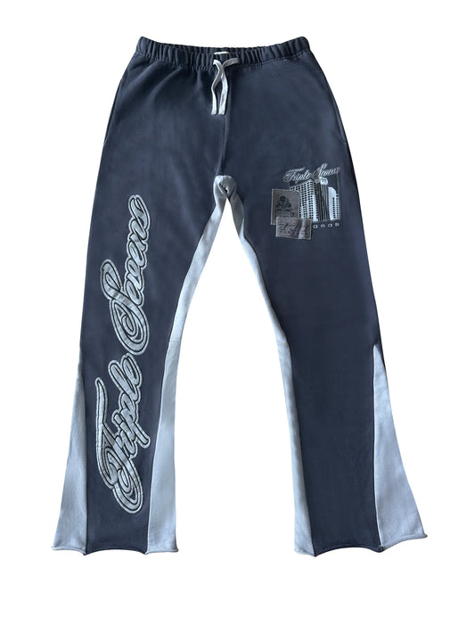 Triple Sevens Patchwork Sweatpants Coal