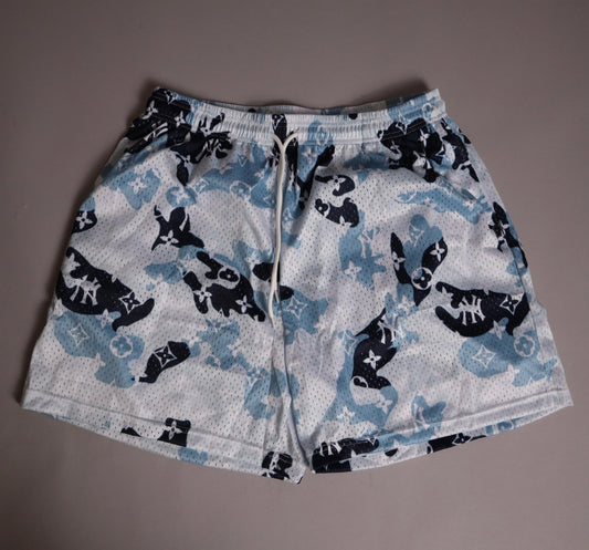 Remade Louis Vuitton x NY Shorts White