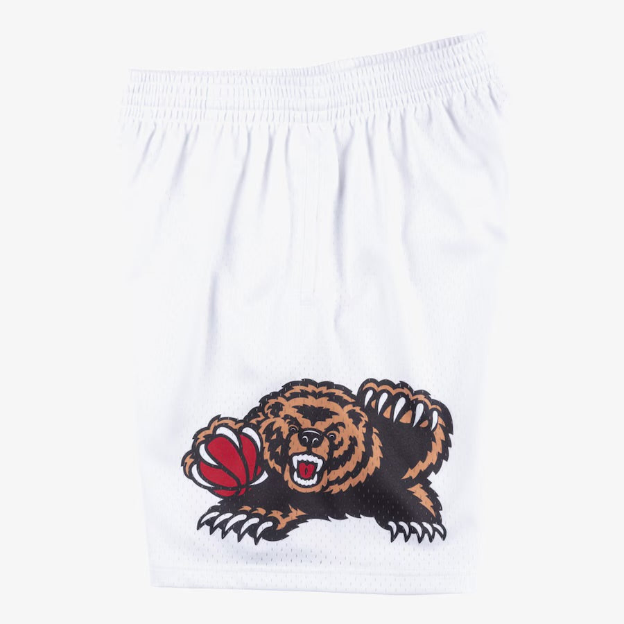 Men's White Vancouver Grizzlies Hardwood Classics 1998-1999 Swingman Shorts