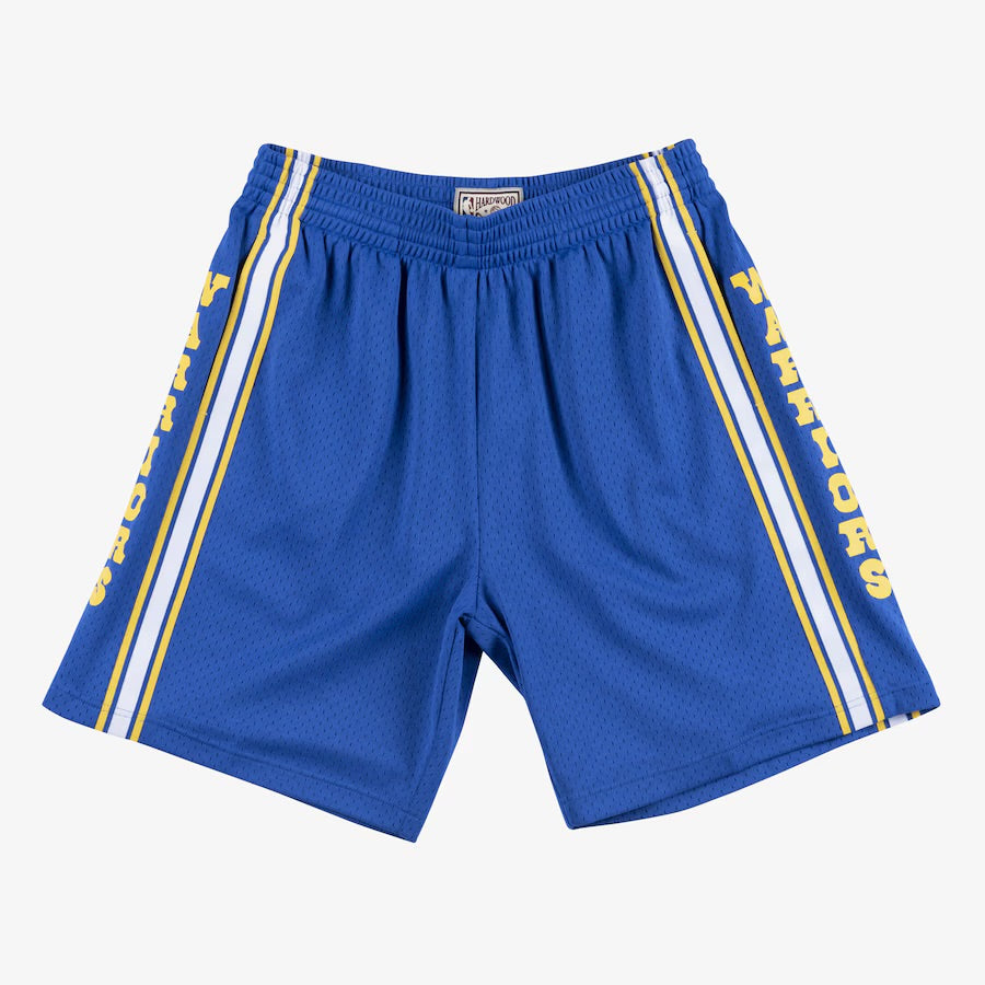 Men's Royal Golden State Warriors 1981/82 Road Swingman Shorts