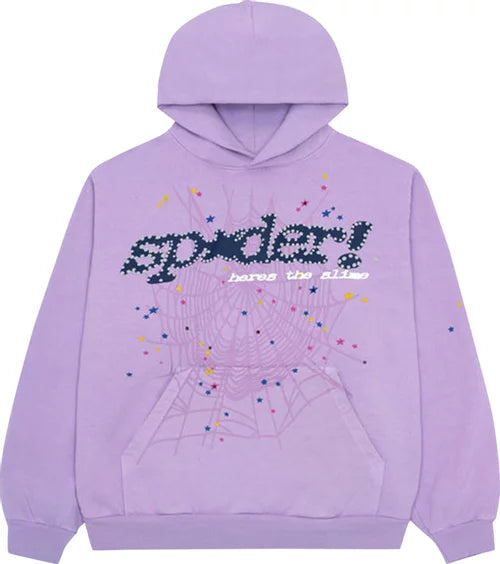 Sp5der Açaí Hoodie Purple