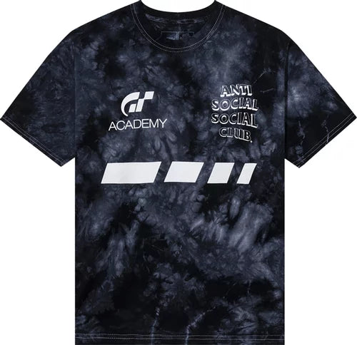 Anti Social Social Club X Gran Turismo Toe-Dye Tee Black