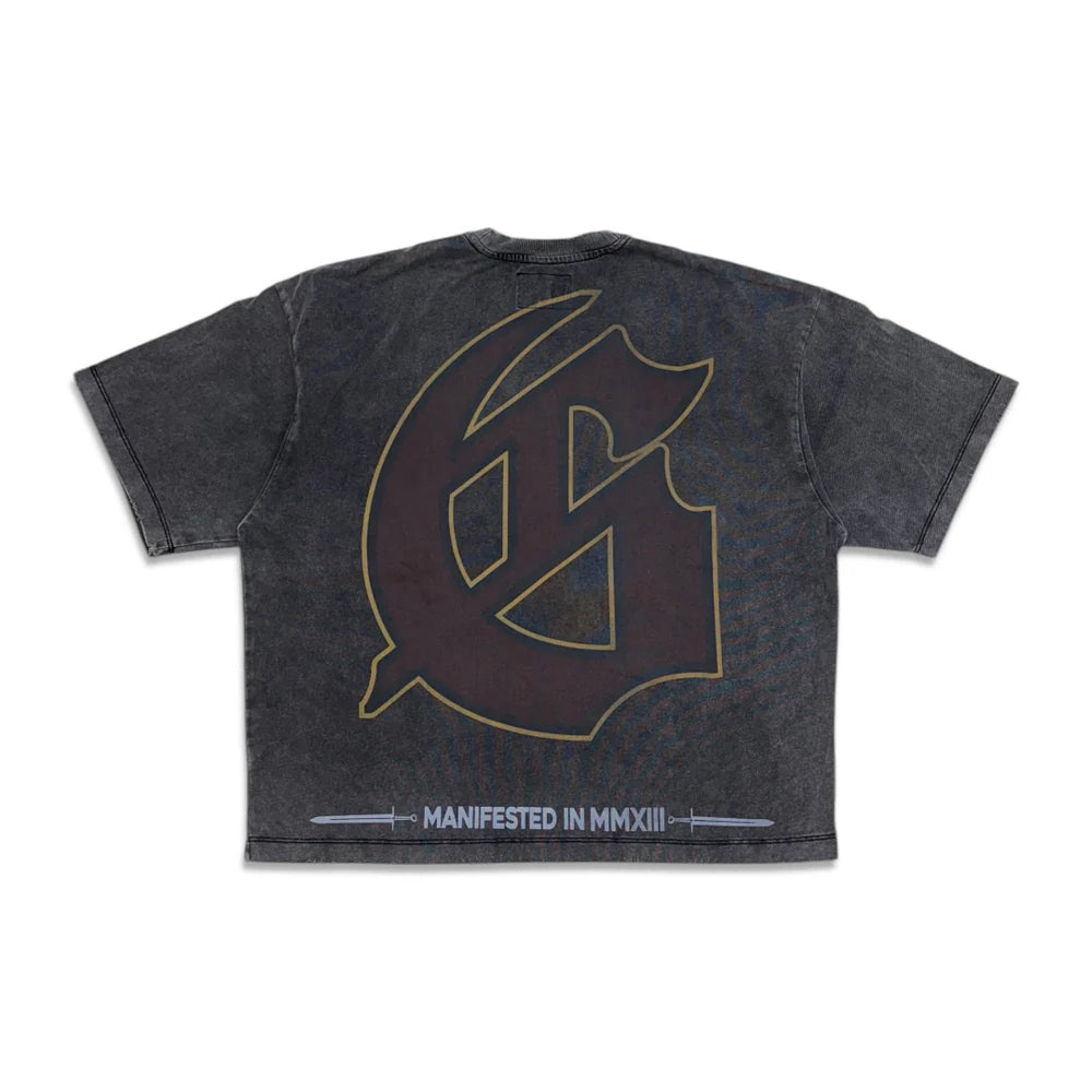 Godspeed Morale Tee - Wash Grey