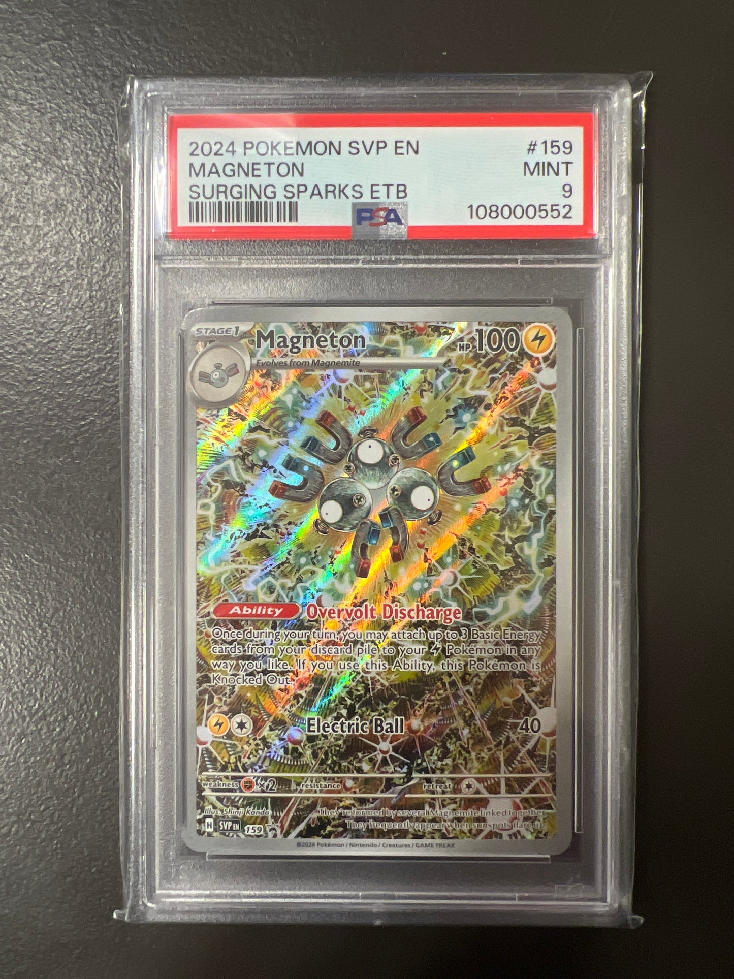 PSA 9 Pokémon SVP Magneton