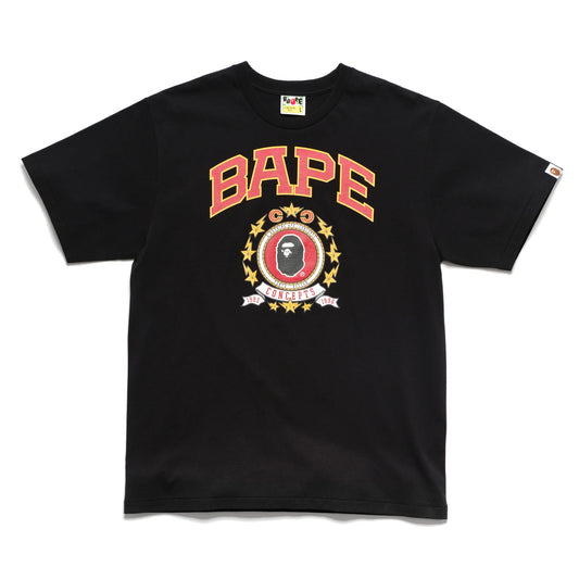 A Bathing Ape, BAPE X CONCEPTS  Emblem Tee (Black)