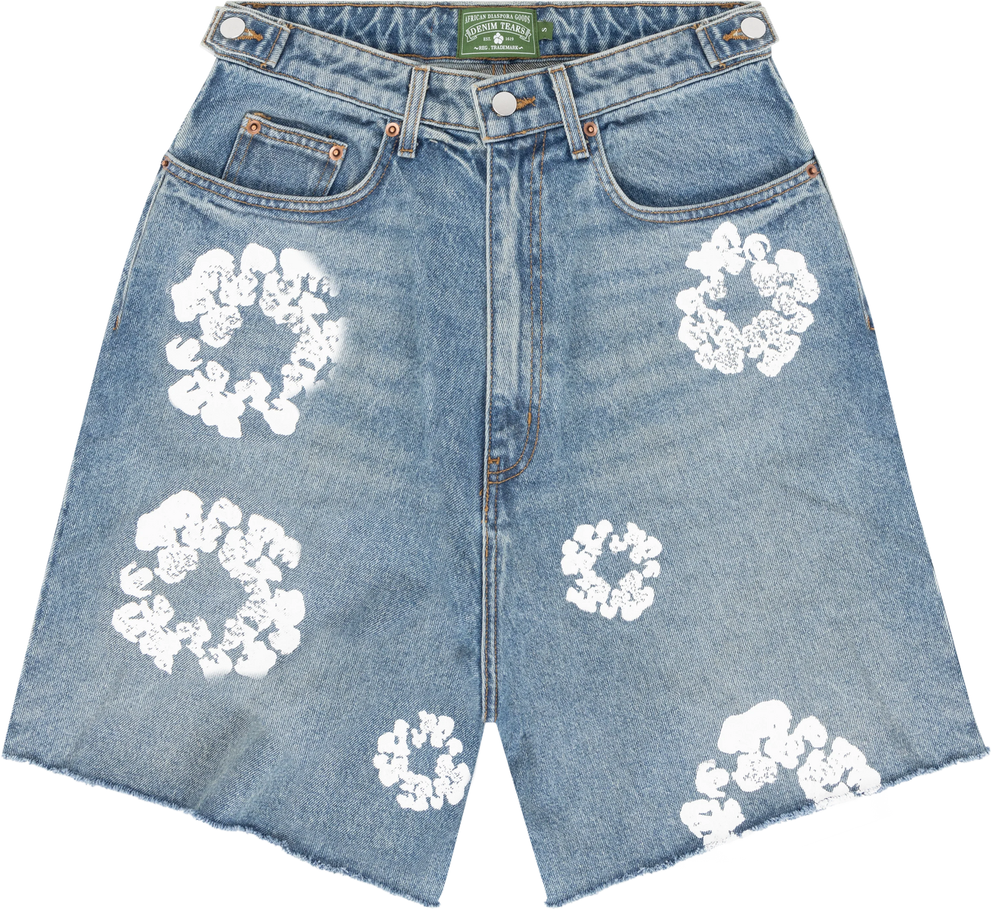 Denim Tears X Levi’s The Cotton Wreath Jean Shorts