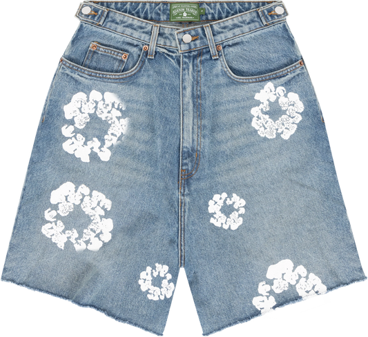 Denim Tears X Levi’s The Cotton Wreath Jean Shorts