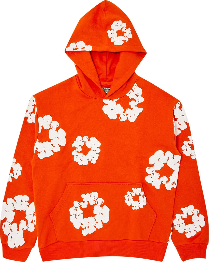 Denim Tears Cotton Wreath Hoodie(Orange)