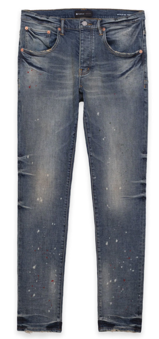 Purple Jeans Vintage Spotted Indigo Wash