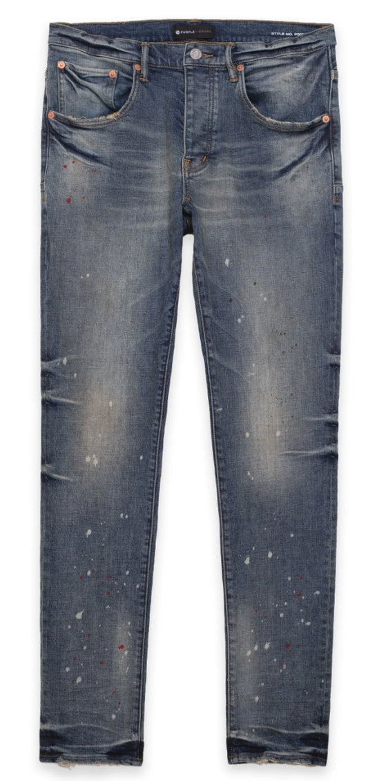 Purple Jeans Vintage Spotted Indigo Wash