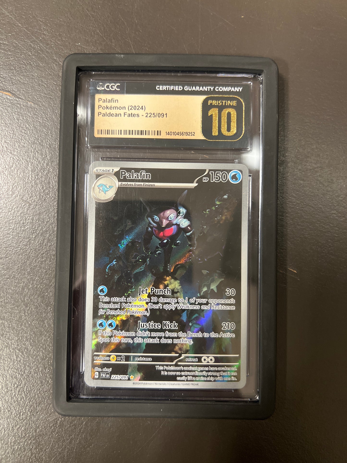CGC Pokémon Pristine 10 Black Label Palafin