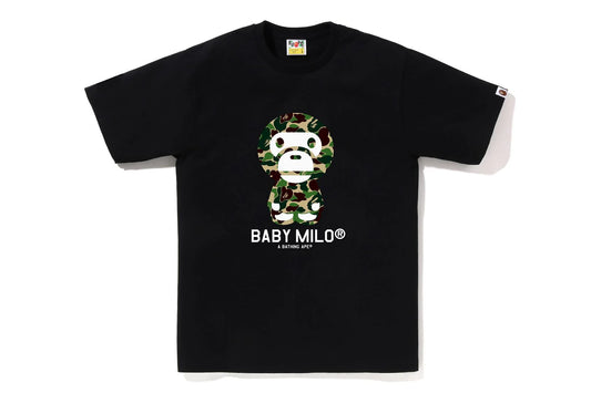 Bape Baby Milo Camo Tee Black