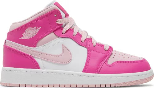 Jordan 1 Mid Fierce Pink (GS)